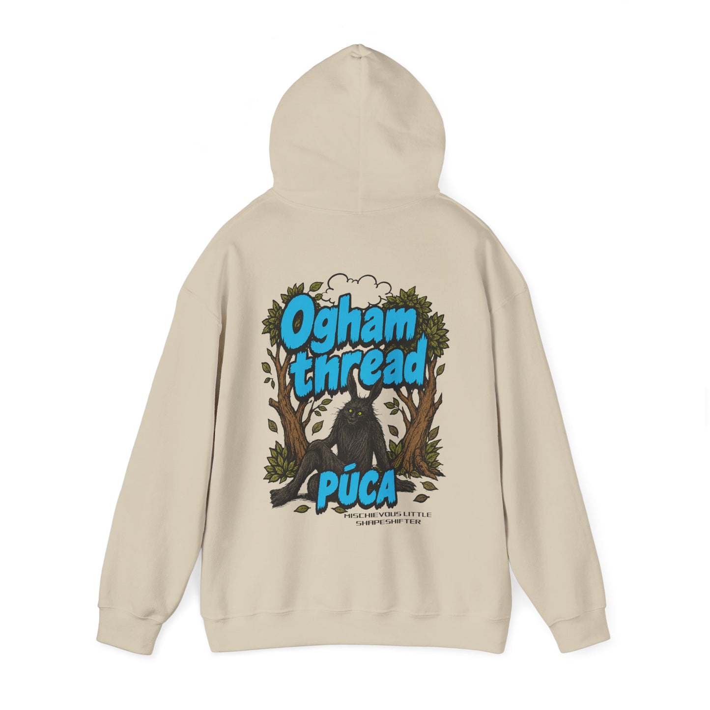 Púca Ogham Thread Hoodie