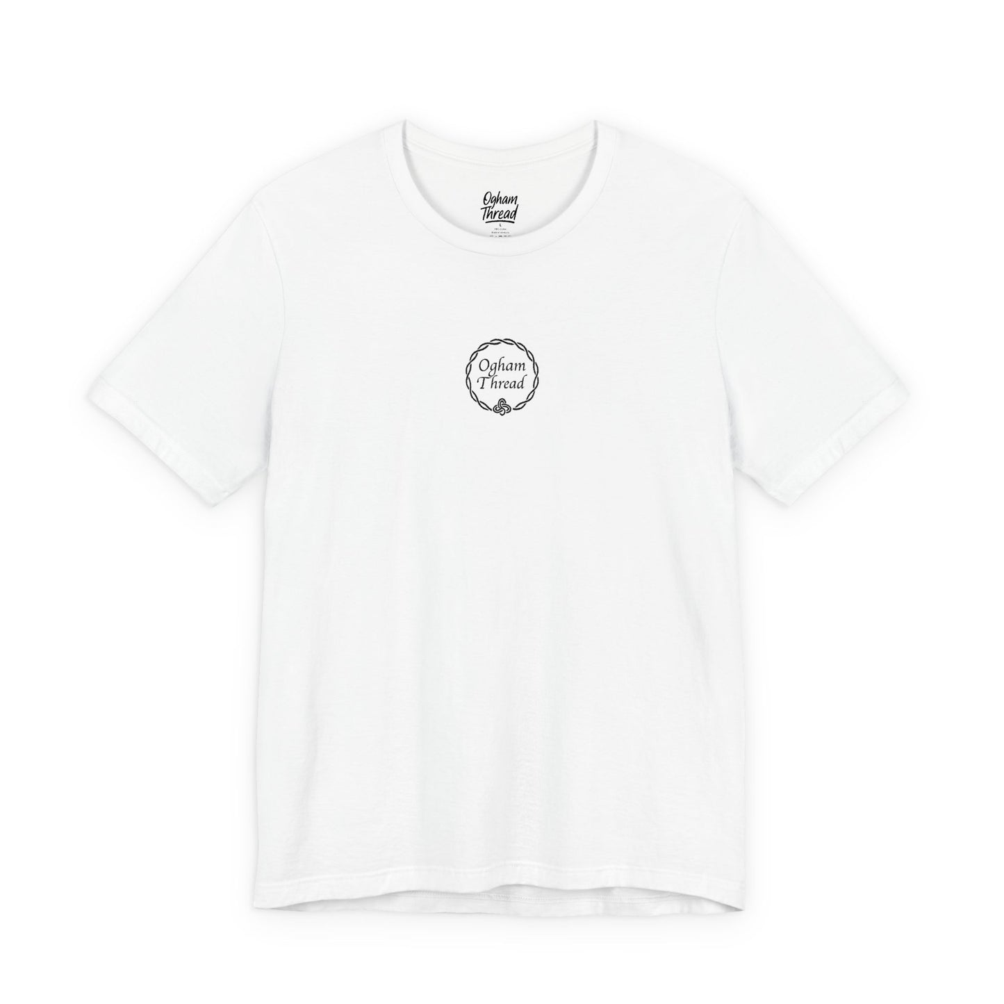 Ogham Thread Embroidered Patch Signature Tee