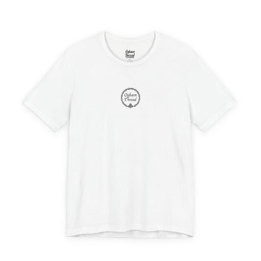 Ogham Thread Embroidered Patch Signature Tee