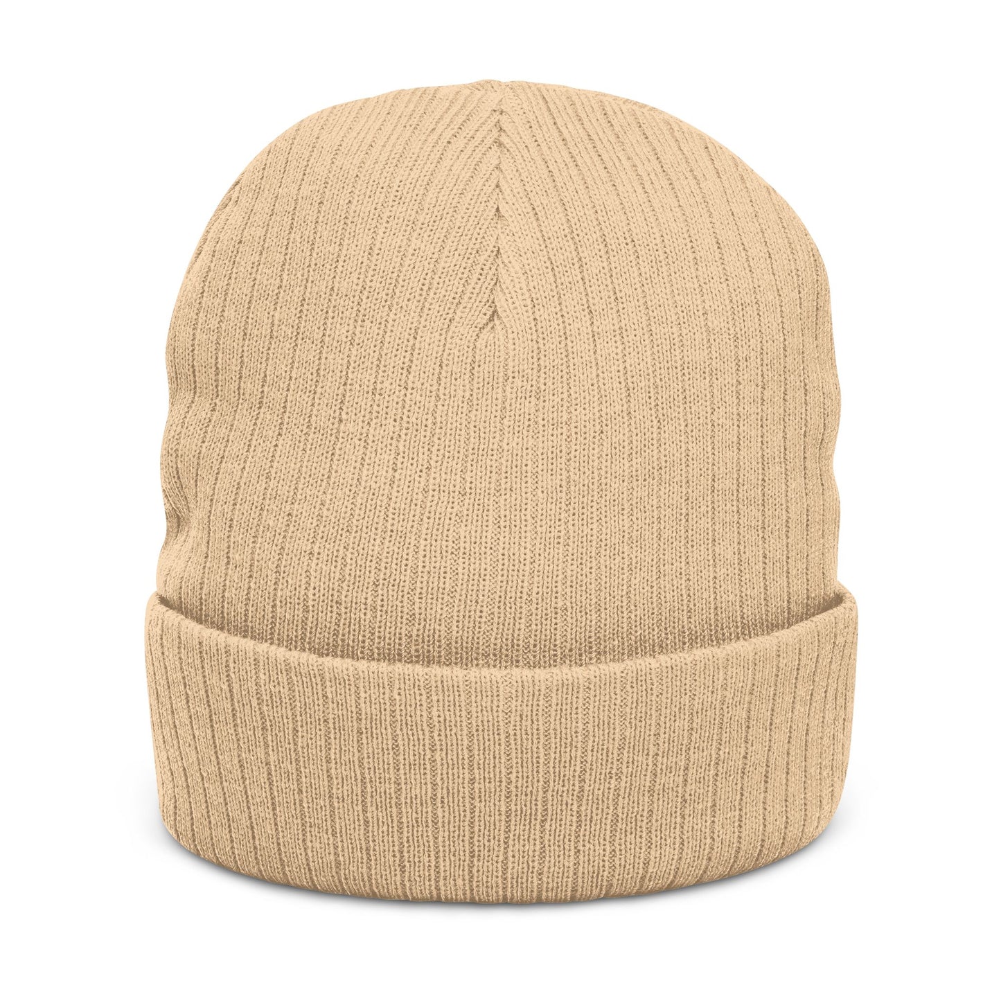 Embroidered 'OG' Ribbed Knit Beanie – Classic Warm Winter Hat